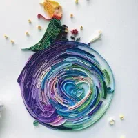 ملیله کاغذی(کوئلینگ)|صنایع دستی و سایر لوازم تزئینی|بندرلنگه, |دیوار