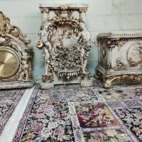 دکوری آبشار همراه با ساعت