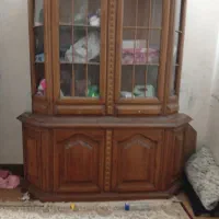 بوفه چوبی پوست گردو قهواه ای
