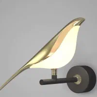 اباژور دیواری سه بعدی مدل پرنده