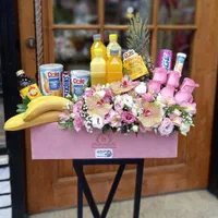 پک های دسته گل و میوه تزیین شده برای بیمار|گل و گیاه طبیعی|تهران, امیرآباد|دیوار