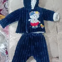 کاپشن وشلوار سرمه ای