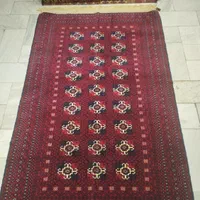 قالیچه بلوچی طرح آینه گل  دستباف