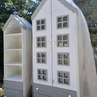 سرویس بچگانه همراه بوفه دکور کتابخانه