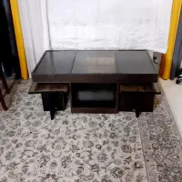 میز و عسلی جلو مبلی دو دست