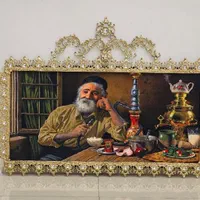 تابلو فرش تمام برنز ۷۰در ۵۰ برنز عاشری شعبه اشراق|تابلو فرش|زنجان, |دیوار
