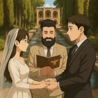 اجرای عقد تشریفاتی و نمادین آریایی(عاقد آریایی)