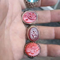 انگشترهای عقیق و توپاز و گردنی آذری طهران