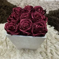 گل مصنوعی با روبان|گل مصنوعی|رباطکریم, رباطکریم|دیوار