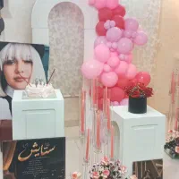بادکنک ارایی افتتاحیه .سوپرایز تولد. دیزاین کافه