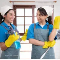 نظافتکار خانم هستیم ۳ نفر