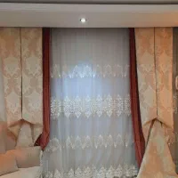 پرده توری  و دستک / والان