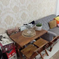 میز ناهارخوری چوبی تاشو