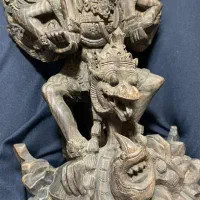 مجسمه آنتیک چوب ابنوس|کلکسیون اشیاء عتیقه|ری, ولی آباد|دیوار