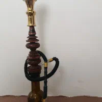 قلیون چوبی پر دود