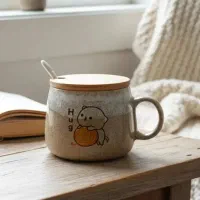 ماگ دردار قاشق‌دار