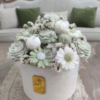 شمع گیفت باکس گل|صنایع دستی و سایر لوازم تزئینی|مشهد, هنرور|دیوار