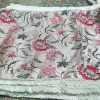 ست کامل رویه بالشت گل قرمز برجسته دوازده عددی