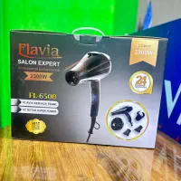 سشوار ۲۳۰۰ وات فلاویا با اکسسوری کامل و پک جدید