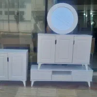 کنسول چوبی بااینه بسیارجادار قیمت مناسب
