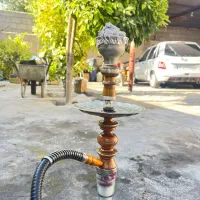 قلیان زرد قدیمی|کلکسیون و سرگرمی|زاگرس, |دیوار