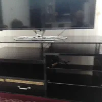 میز تلویزیون رنگ مشکی براق ضدخش ملامینه