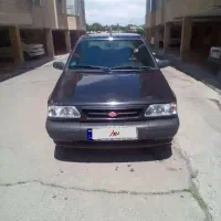 پراید 89 دوگانه کارخانه شاسی جلو سالم