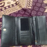 با سلام کیف پول اصل چرم در حد