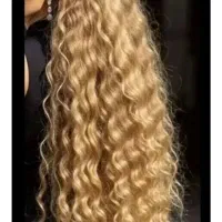 موهای بور و طلایی بالای 55سانت