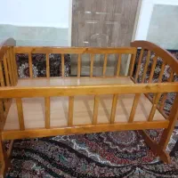 گهواره چوبی سبک و محکم|تخت و صندلی بچه|شهریار, شهرک امیریه|دیوار