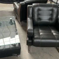 مبل ۴نفره چرم اداری با میز