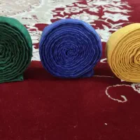 کمربند تکواندو زرد. سبز. آبی.