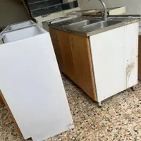 کابینت المینیومی با سینک و شیر ابو هود