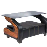 جلومبلی چرمی...چوبی وکیومی اداری|مبلمان اداری|اهواز, بیست متری شهدا|دیوار