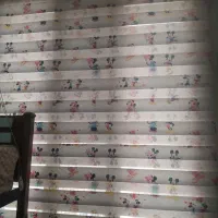 پرده زبرا عروسکی