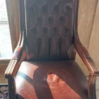 فروش صندلی چوبی وچرم اصل