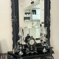ایینه وشمعدان باساعت