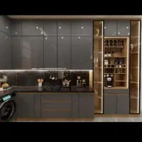 طراحی و ساخت کابینت آشپزخانه وکمد دیواری.  8ملیون|جاکفشی، کمد، دراور|کرمان, |دیوار