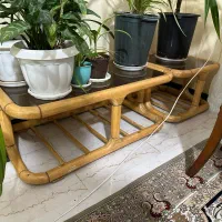 گل میز چوبی