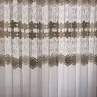 پرده تور جنس ترک در حد نو|پرده، رانر، رومیزی|نجف‌آباد, ویلاشهر|دیوار