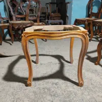 یک دست میز ابزاری چوب راش با صفحه روکش دار