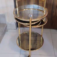 میز بار طلایی رنگ ثابت نو