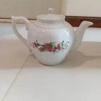 قوری چینی خیلی بزرگ گلسرخی هیئتی مجلسی مراسم نو نو|قوری، کتری، قهوه‌ساز دستی|تهران, جوانمردان (اندیشه)|دیوار