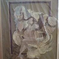 تابلو معرق لیلی و مجنون|تابلو، نقاشی، عکس|بیرجند, |دیوار