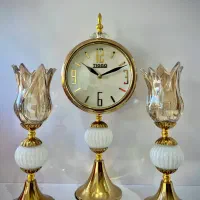 ست آباژور و شمعدان ، ساعت و شمعدان