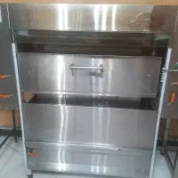 کباب پز  شیدپخت،فر پیتزا ۹تایی و اجاق ۲ شعله