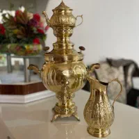 سماور زغالی برنجی(برنز)