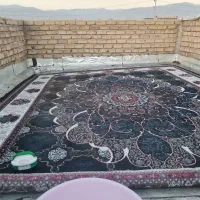 دوتخته فرش سرمه ای ۳×۴