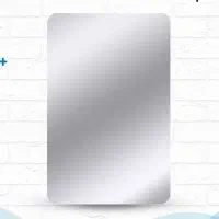 آیینه چسبی نشکن طرح مستطیل