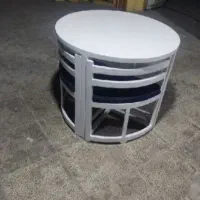 میزنهارخوری 4 نفره|میز و صندلی غذاخوری|جاجرم, |دیوار